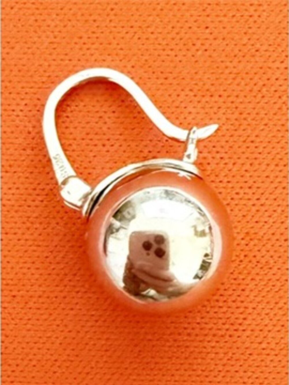 Sterling Silver Ball Dangle Drop Earrings - Picture 4 of 6